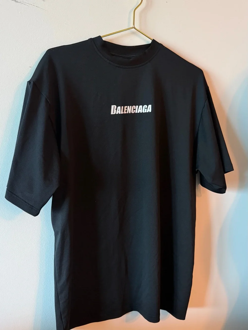 Balenciaga Black Graphic Short-Sleeve Tee